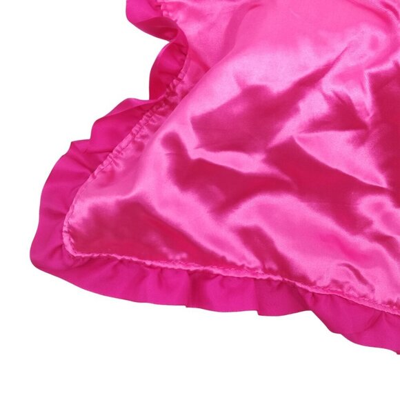 Carters Pink Doll Rattle Plush Lovey Lovie Security Blanket Love You Ruffle - Picture 8 of 10